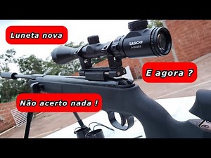 Luneta Tasco 3-9x40 Não agrupa ! Como sabe se é defeito !