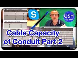 How to Workout the Cable Capacities of Conduit Appendix E On-Site Guide BS 7671 Calculations Part 2