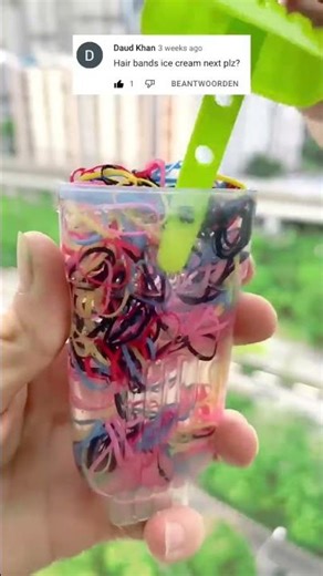 I made HAIR BANDS ice cream! 😋 🍨