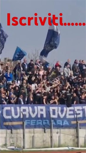 Curva Ovest Spal in trasferta a Santarcangelo campo neutro contro il Pietracuta 2025-26.