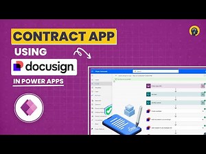 How to Build a Contract App in Power Apps + DocuSign | Auto-Save Signed PDF to SharePoint