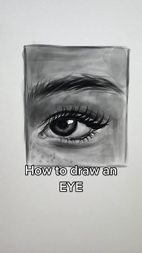 Step-by-Step Eye Drawing Tutorial with INNOCN 4k 27in monitor