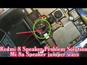 Redmi 8 Speaker Problem Solution || Mi 8a Speaker Not working jumper ways