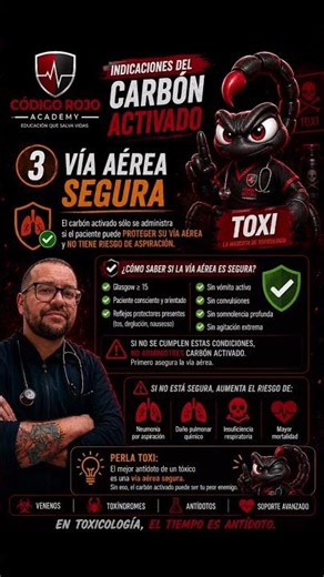 ☠️ Carbón Activado en Urgencias: Cuándo usarlo (y cuándo NO sirve) 🥼