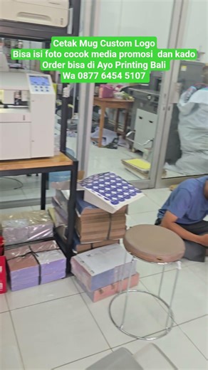 Cetak Mug custom desain bisa order online di Ayo Printing Bali wa 087764545107 bisa ditunggu