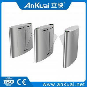 [Hot Item] Ankuai Akt315 Automation Gate Barrier Flap Turnstile RFID Reader Access Control System Security Building Station Entrance.