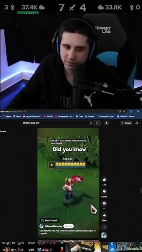 EZREAL WITH AIMBOT TECH？😱