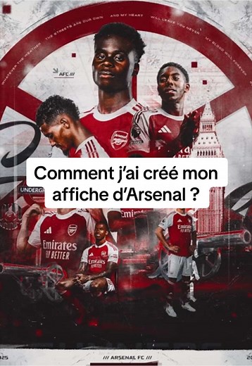 Créer une affiche d'Arsenal en 5 minutes : Tutoriel