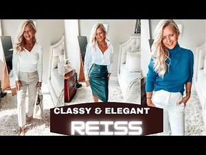 CLASSY AND ELEGANT OUTFITS FOR WOMEN OVER 50 | REISS TRY ON HAUL | STYLISH LOOKS FOR YOU