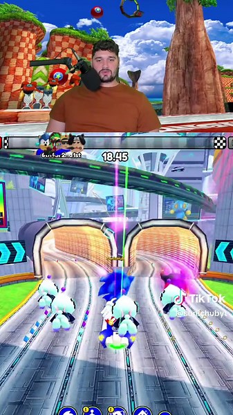 New Hoverboard Race in Sonic Speed Simulator!