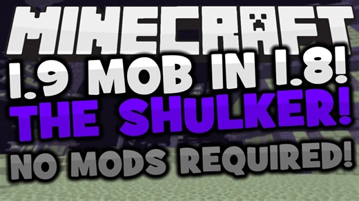 The Shulker Mob in Minecraft 1.8 – New 1.9 Mob Preview