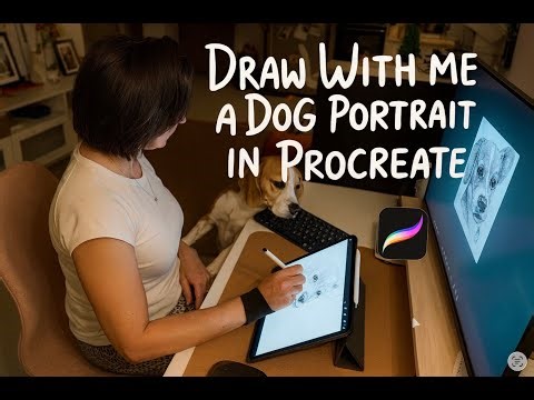 DRAW WITH ME – A PET PORTRAIT in Procreate