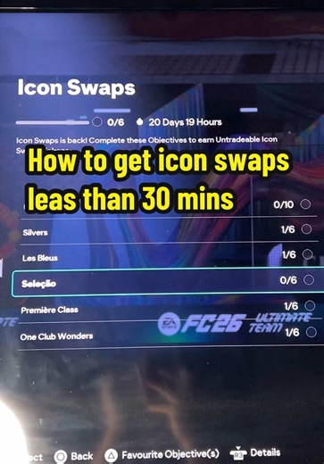 Fc26 how to get icon swaps in less than 30 mins #fc26 #fc26ultimateteam #fc26futrestars #blowthisup? #fyp