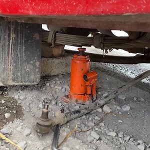 Truck Tire Blast Destroys Front Axle | Emergency Recovery on Road | Restoration PK