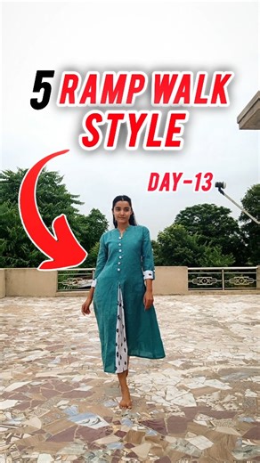 KUSUM SAIN | Different Types of Ramp Walk Practice | Beginner to Model Journey "Practicing different ramp walks to shape my modeling journey 👠✨"... | Instagram
