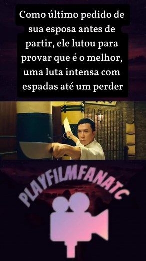 Luta Intensa de Espadas no Cinema