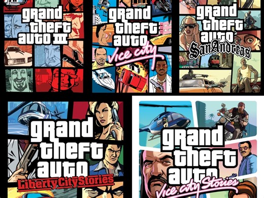 PS2 GTA系列高清材质纹理贴图包60帧流畅运行测试