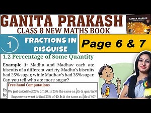 Class 8 Maths Ganita Prakash Part 2 Solutions | Chapter 1 Fractions in disguise | Page 6 & 7
