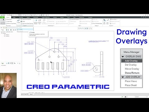 Creo Parametric - Drawings - How to Create Overlays | Compare Two Drawings