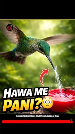 Hummingbird Drinks… But NOT Like You Think! 😱 ‪@swordempire‬ #amazingfacts