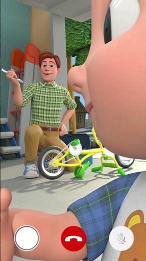 FaceTime with Dad 📱 #ToddlerFun #nurseryrhymes #kidscartoons #cocomelon