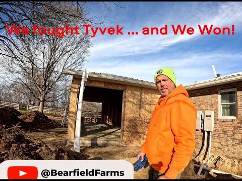 We Fought Tyvek… and We Won!#diyprojects #homeimprovement #BuildItYourself