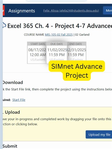 Excel In Practice Ch 4 Advanced Project 4-7 truggling with Excel In Practice Chapter 4 Advanced Project 4-7? In this short video, I solve the complete project step by step in a simple and practical way. Perfect for students who want quick guidance and accurate results. If you need help with Excel, SIMnet, or other academic tasks, stay connected. #ExcelInPractice #AdvancedProject #ExcelChapter4 #ExcelSolution #CollegeStudents #ExcelHelp #SIMnet