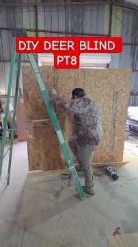 DIY Deer Blind Part 8 | Walls Sheathed #DIYDeerBlind #DIYHuntingBlind