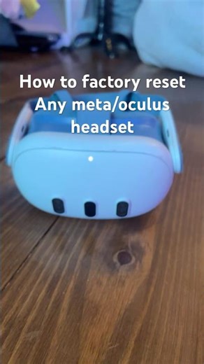 How to factory rest meta quest 1 2 3 and 3S and oculus GO #oculusquest2 #quest