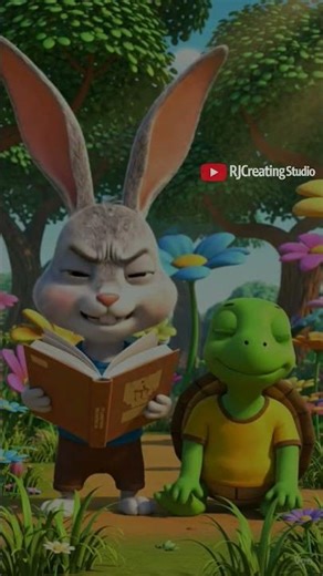 Rabbit and Turtle Moral Story for Kids | Short Bedtime Story