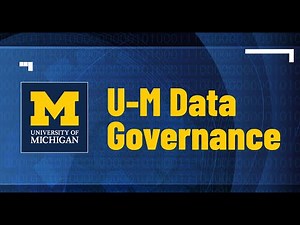 University of Michigan Data Governance