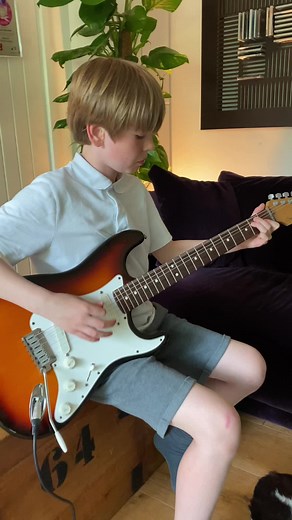 9 year old Jake playing Stevie Ray Vaughan’s ‘Tight Rope’ . . . #guitar #blues #rock #kid #jake #solo #cover #talent #youngmusician #tik #tok #viralvideo #music #guitarplayer #amazing #guitarsolo #musician #electricguitar #srv #fender #stevierayvaughan