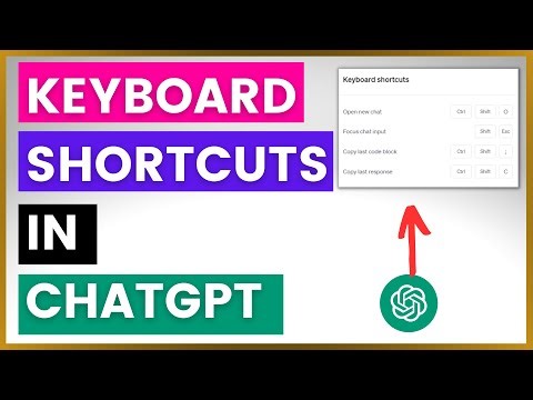 How To Use ChatGPT Keyboard Shortcuts?