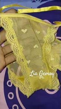 celana dalam wanita warna kuning transparan #celanadalamwanita