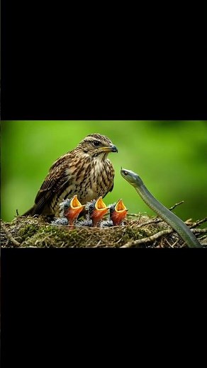 Snake Attack on Bird | Dramatic Wildlife Animation 🐍🦜