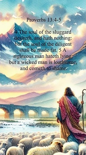 Bible Verse - Proverbs(13:4-5) KJV, #Jesus #love #Bibleverse,#faith,#Grace