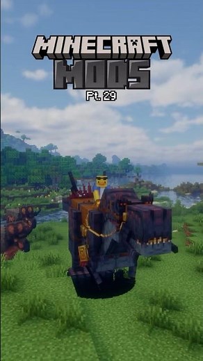 Dinosaur Minecraft Mod 🥷 pt.29 #minecraft #mods #shorts