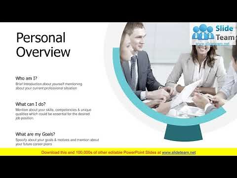 Self Promotion Presentation PowerPoint Presentation Slides