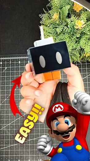 How to make Bob-Omb Papercraft from super Mario series. Mario papercraft series day 6 of 50.
