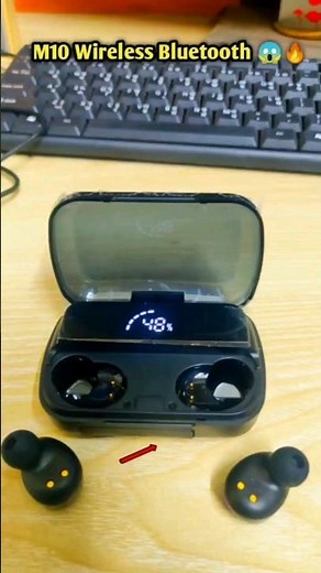 M10 Digital Indicator True Wireless Bluetooth Headset (Version V5.3 ) Unboxing 🔥😱 #Wirelessblutooth