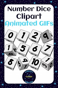 Digital Dice Gifs - Animated Clipart – Numbers - Etsy