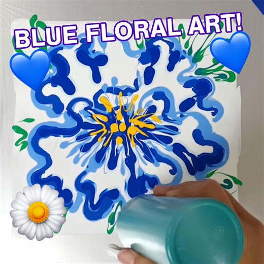 51K views · 597 reactions | Blooms in Blue  Dip technique | Designer Gemma77 | Facebook