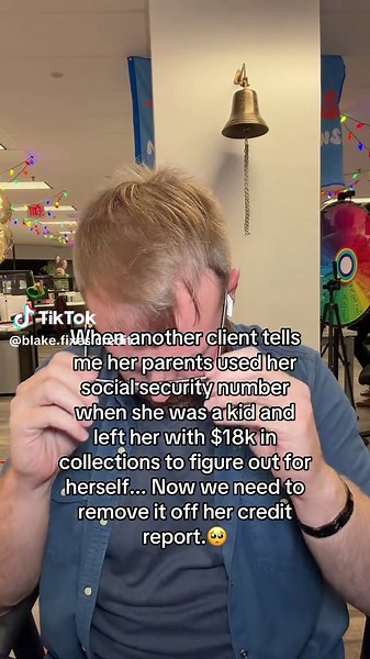 When another client tells me her parents used her social security number when she was a kid and left her with $18k in collections to figure out for herself... Now we need to remove it off her credit report.🥺 #credit #fixmycredit #credittips #creditscore #fypシ