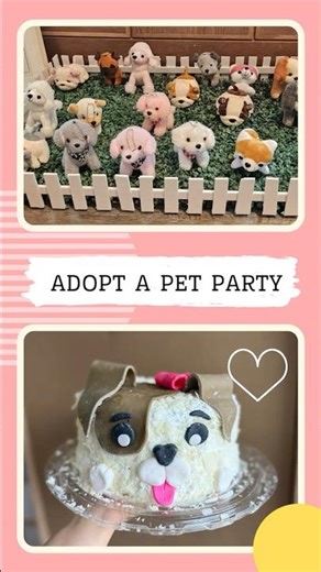 ADOPT a pet party theme for kids birthday #birthday #adoptapetparty #adoptadog