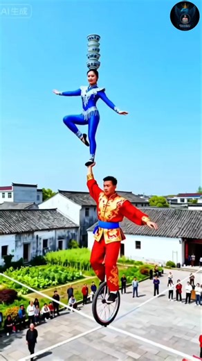 Amazing Mind-Blowing Couple Performance #viral couple #trending Circus #talentshow