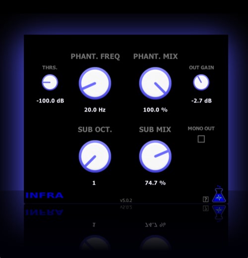 Infra by BlueLab - Bass Enhancer Plugin VST VST3 Audio Unit AAX