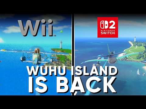 WuHu Island Looks Different in Switch Sports Resort - Wii vs Switch 2