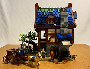 338K views · 3.7K reactions | Watch the brand new LEGO Medieval Blacksmith set build itself! | Beyond the Brick | Facebook