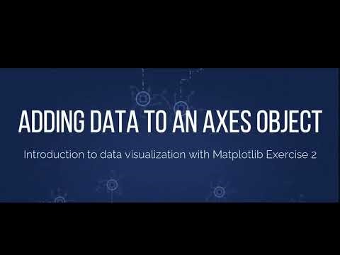 Adding Data to an Axes Object , #matplotlib #computerforensics #youtubevideo #cybersecurity #youtube