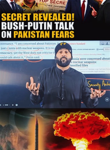 US Documents leaked about Pakistan's Nuclear bomb 💣 Tariq Pathan Sir 👑 #usdocuments #putin #pakistannuclearpower #tariqpathan #foryou
